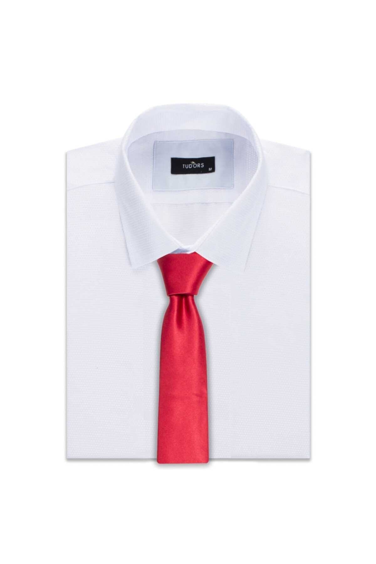 کراوات مردانه ارزان برند Tudors رنگ قرمز ty3294717
