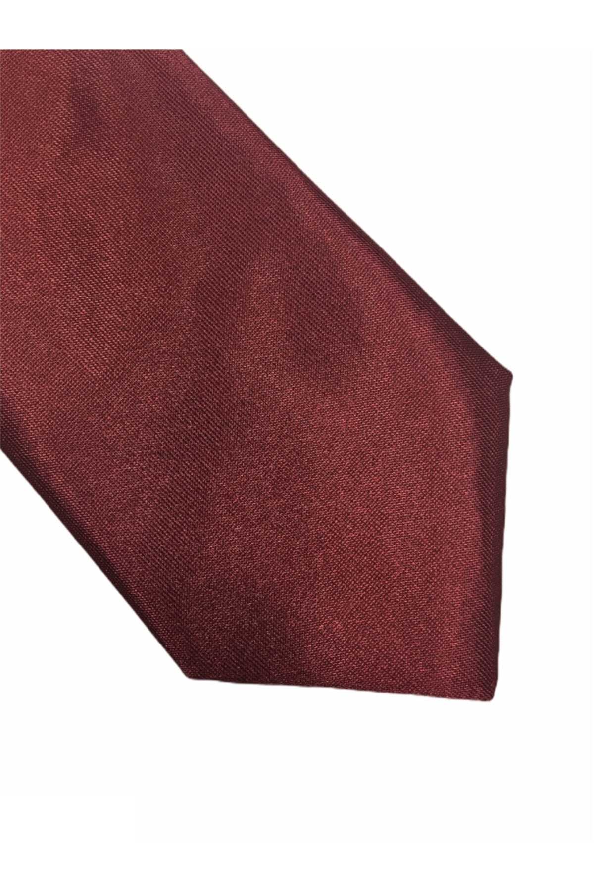 مدل کراوات مردانه 2021 شیک Zermon رنگ زرشکی ty42631971