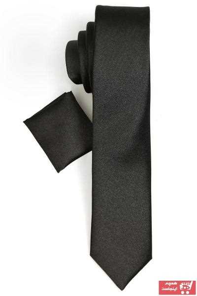 کراوات مردانه پارچه  شیک Varetta رنگ مشکی کد ty4937170