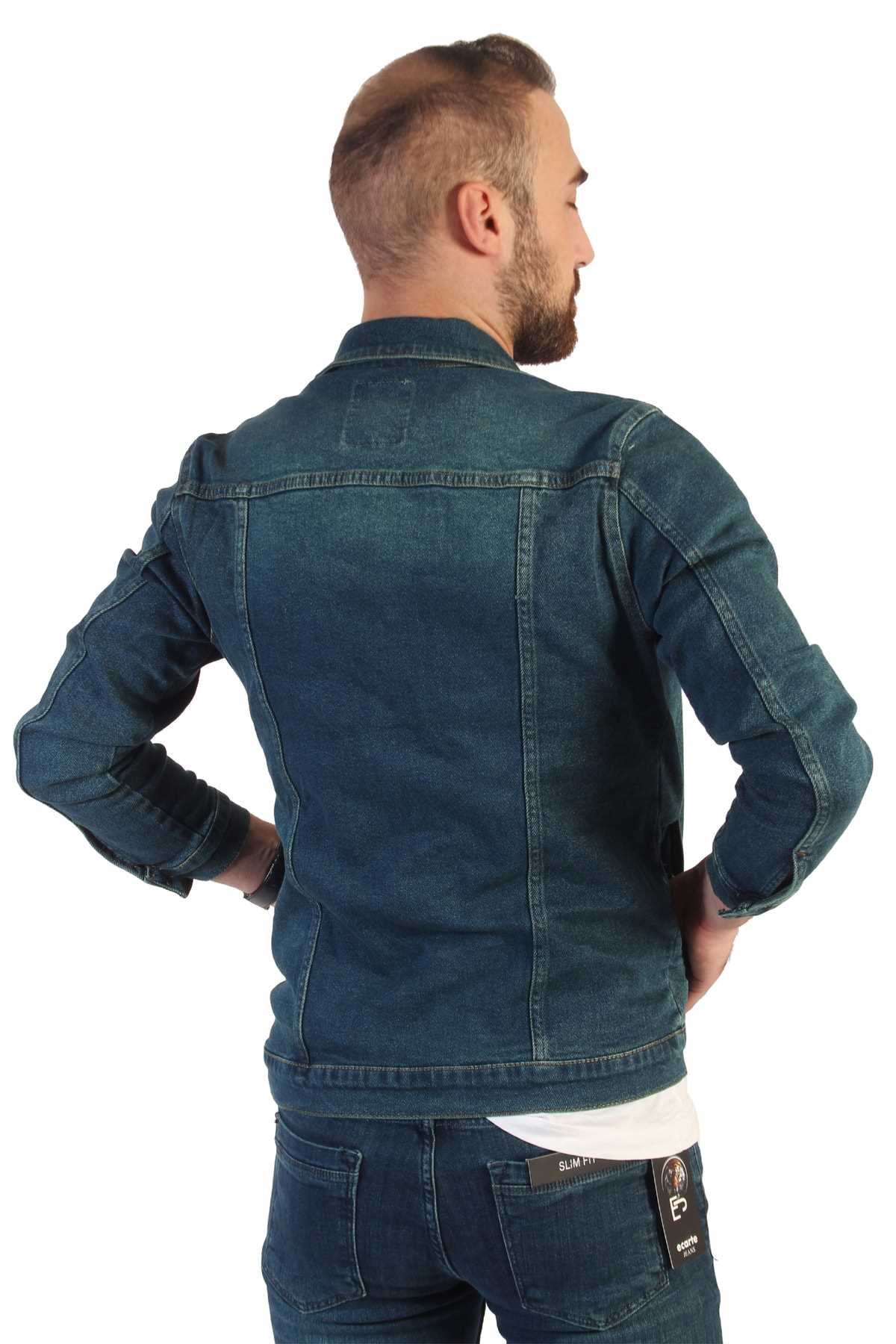 خرید ژاکت 2020 مردانه شیک Ecarte Jeans رنگ سبز کد ty57392833
