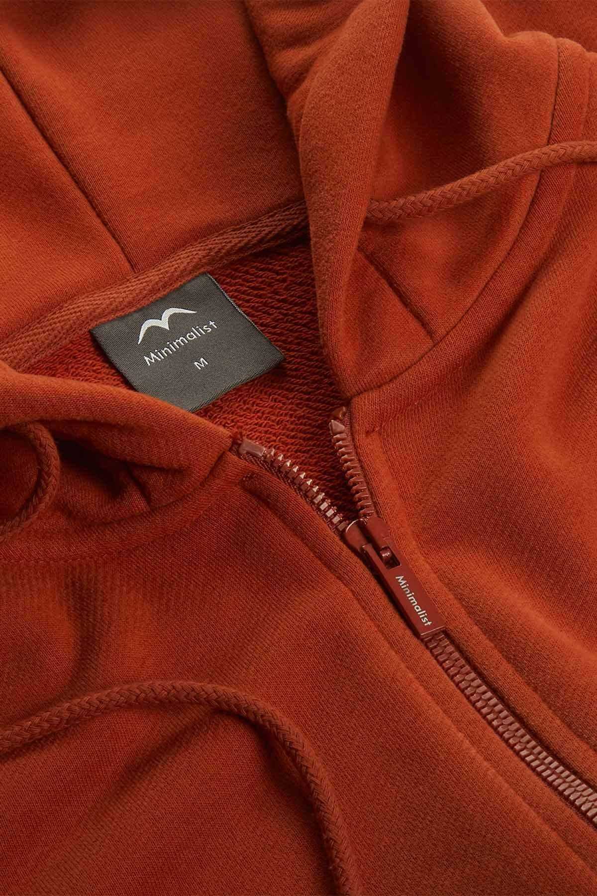 سویشرت زنانه اسپرت جدید برند Minimalist رنگ نارنجی کد ty63057710
