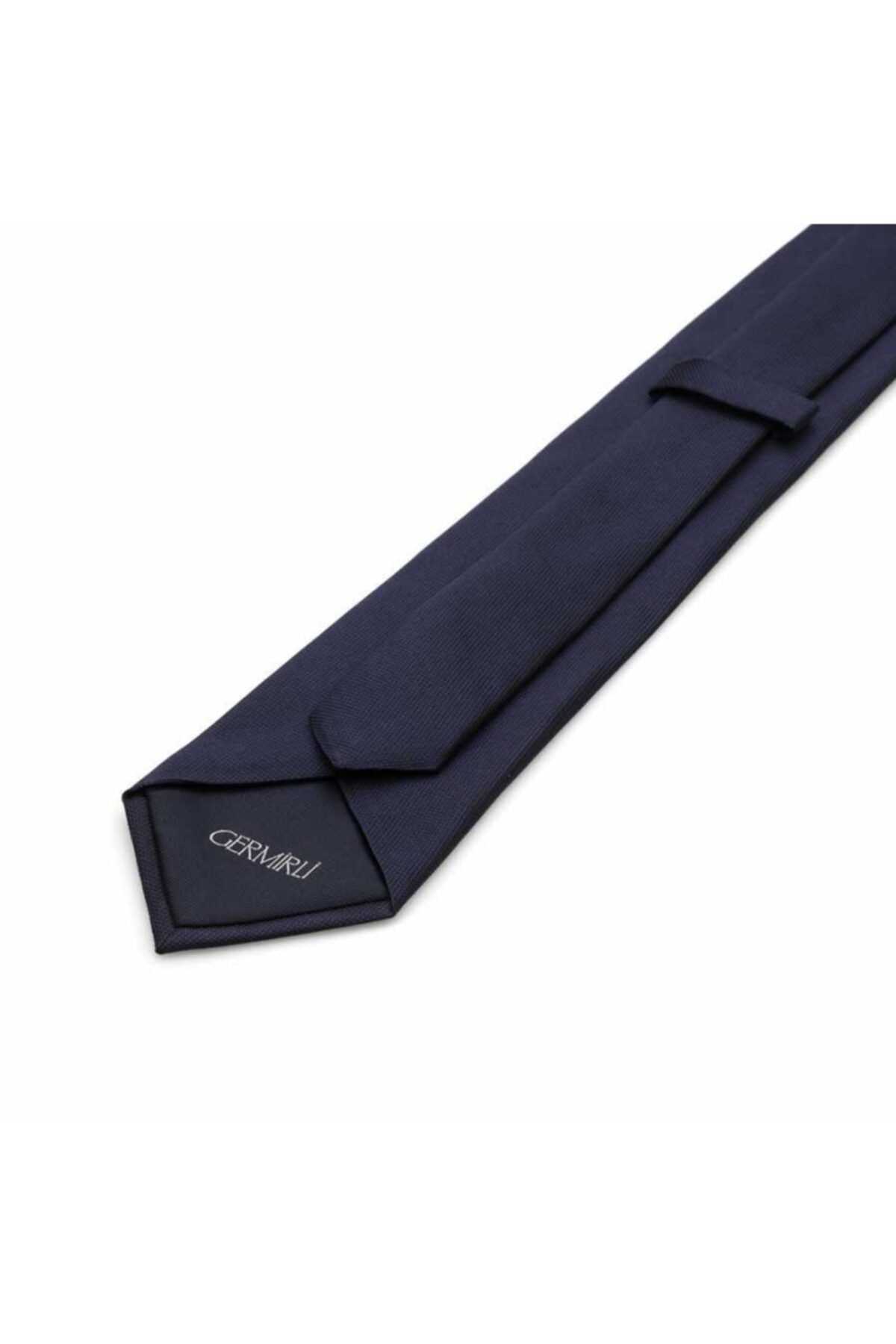 کراوات مردانه مردانه  شیک Germirli رنگ لاجوردی کد ty63094298