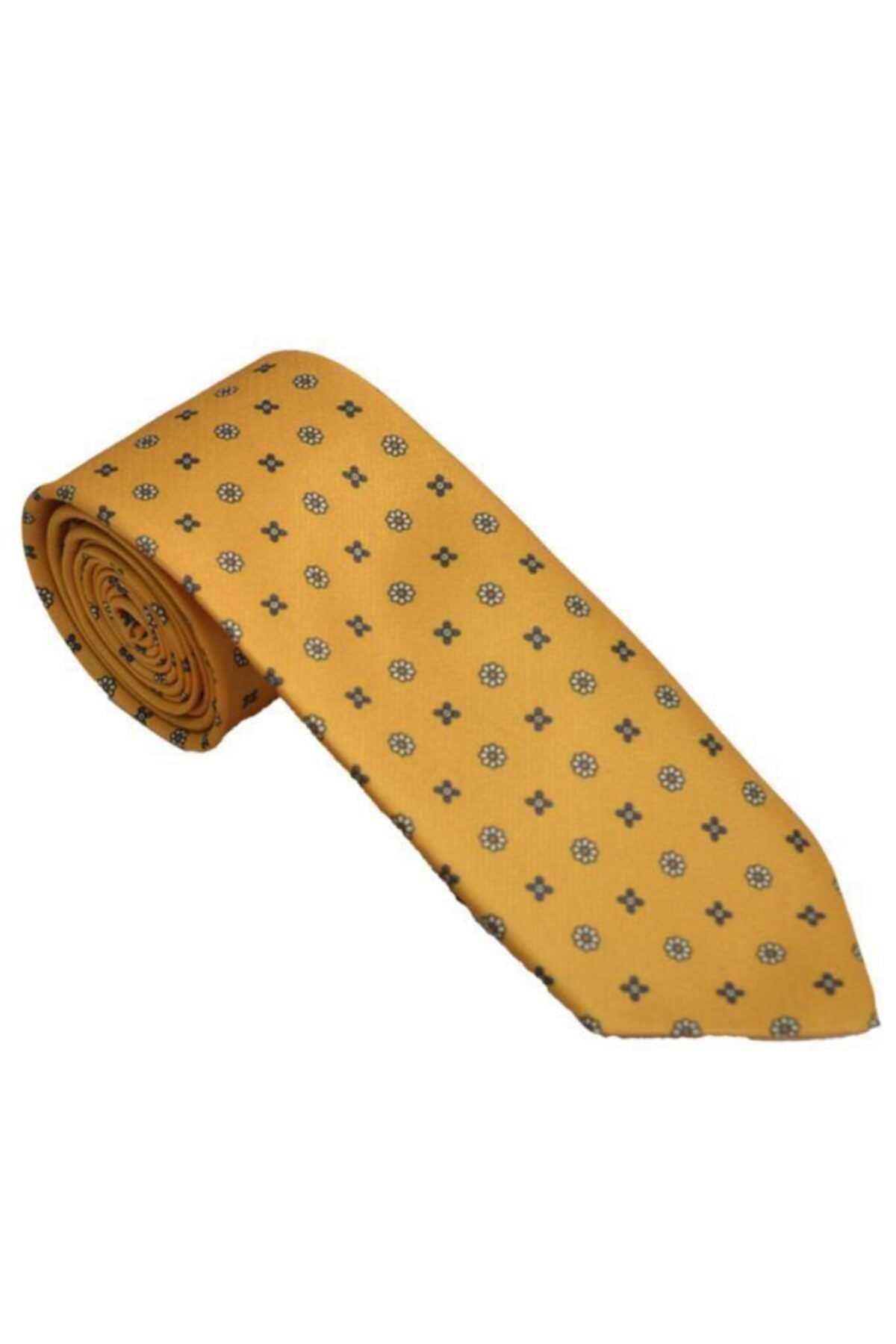 فروش کراوات مردانه خفن برند Brianze رنگ زرد ty88546617