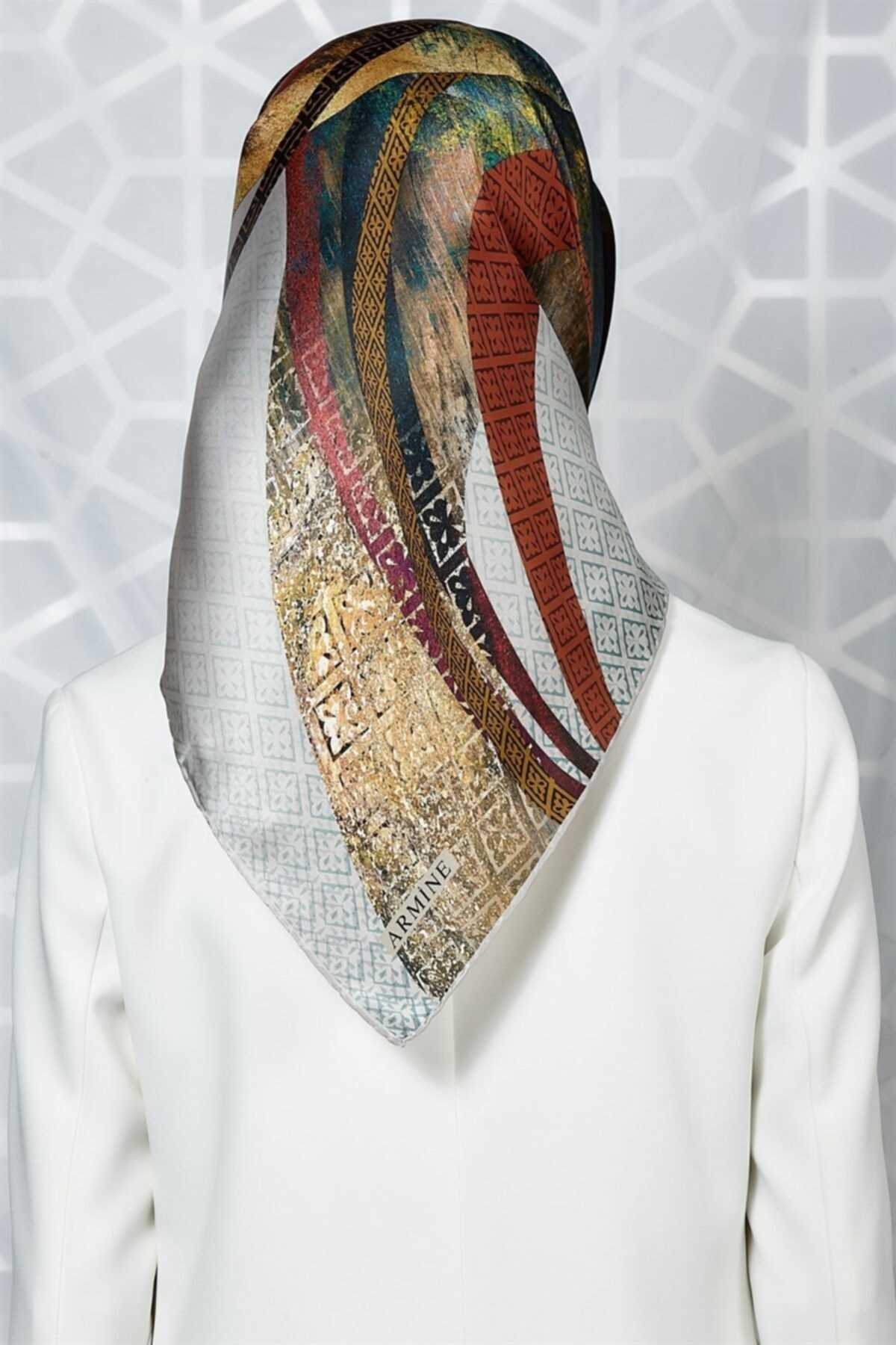 فروش روسری زنانه خفن شیک Armine رنگ بژ کد ty32438950