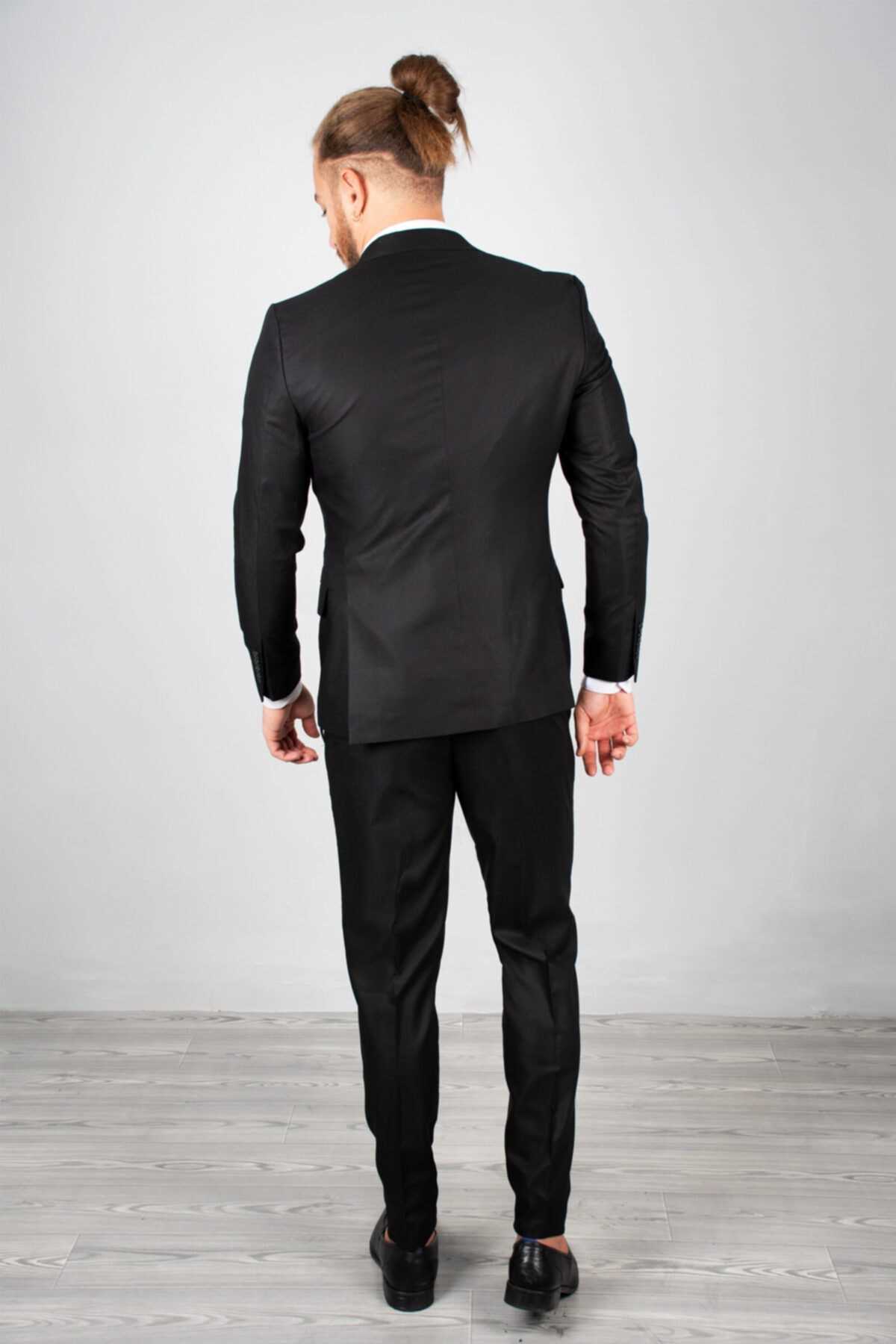 سفارش کت شلوار مردانه ارزان برند DeepSEA رنگ مشکی کد ty32903810