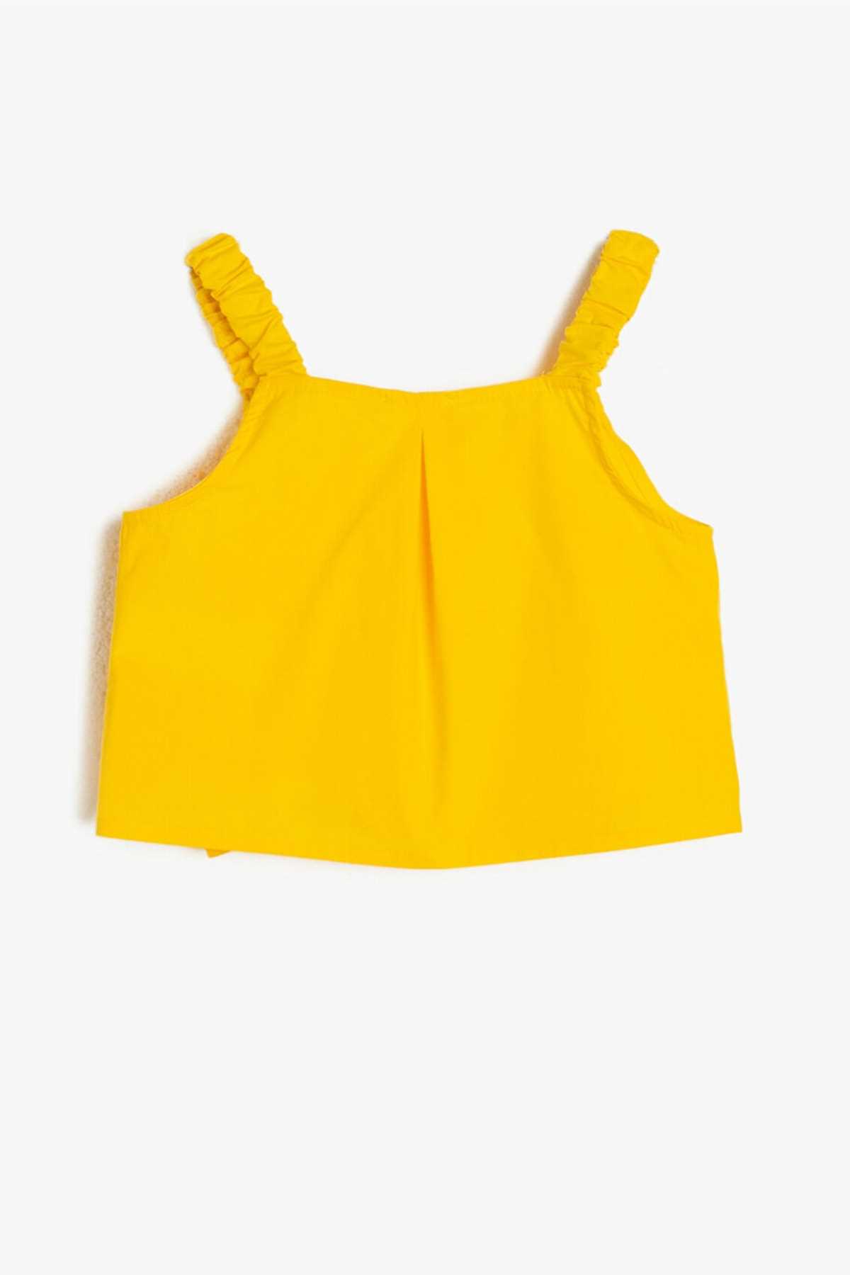 بلوز دخترانه سال ۹۹ برند Koton Kids رنگ زرد ty37208572