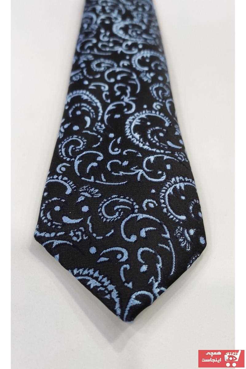 کراوات اورجینال برند Elegante Cravatte رنگ نقره ای کد ty34246422