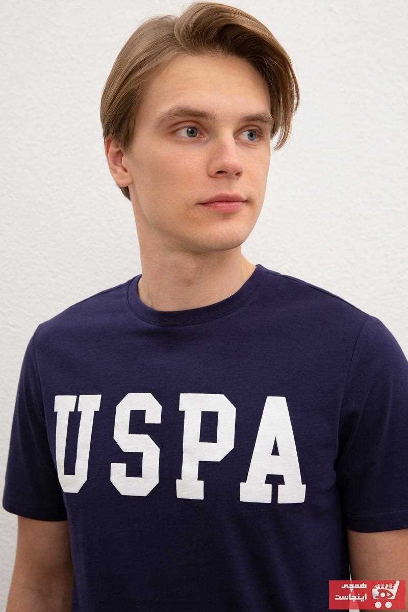 تی شرت مردانه زیبا برند U.S. Polo Assn. رنگ لاجوردی کد ty36467893