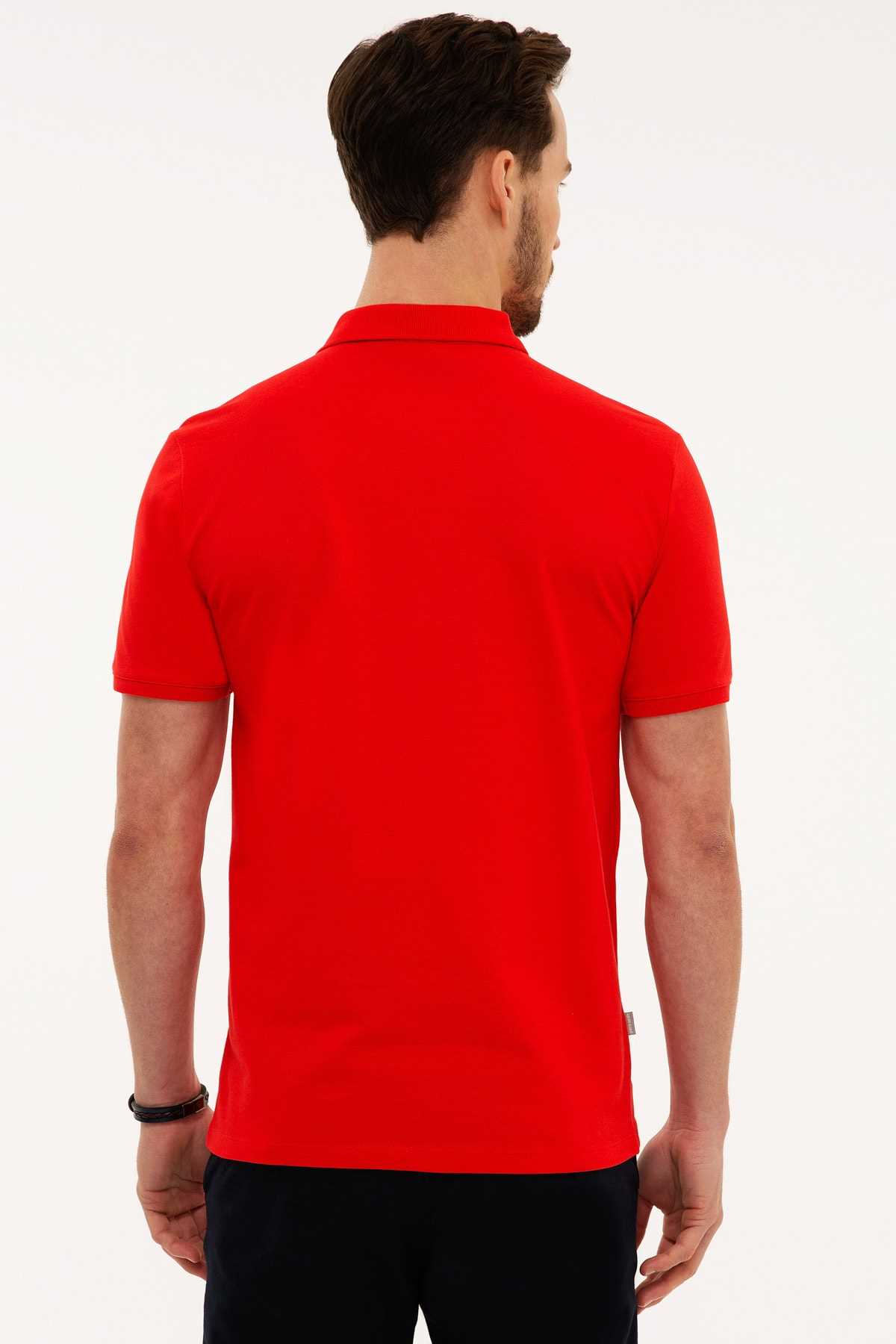 تی شرت مردانه حراجی مارک پیرکاردین رنگ قرمز ty40953476