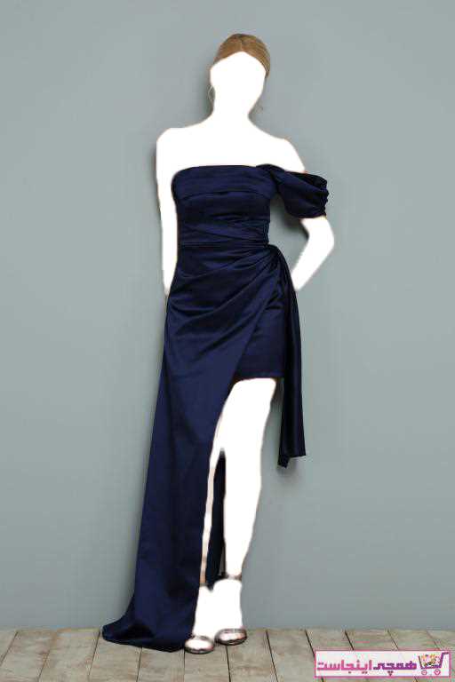 لباس مجلسی زنانه شیک و جدید شیک BETTY & SAM  رنگ لاجوردی کد ty41472654
