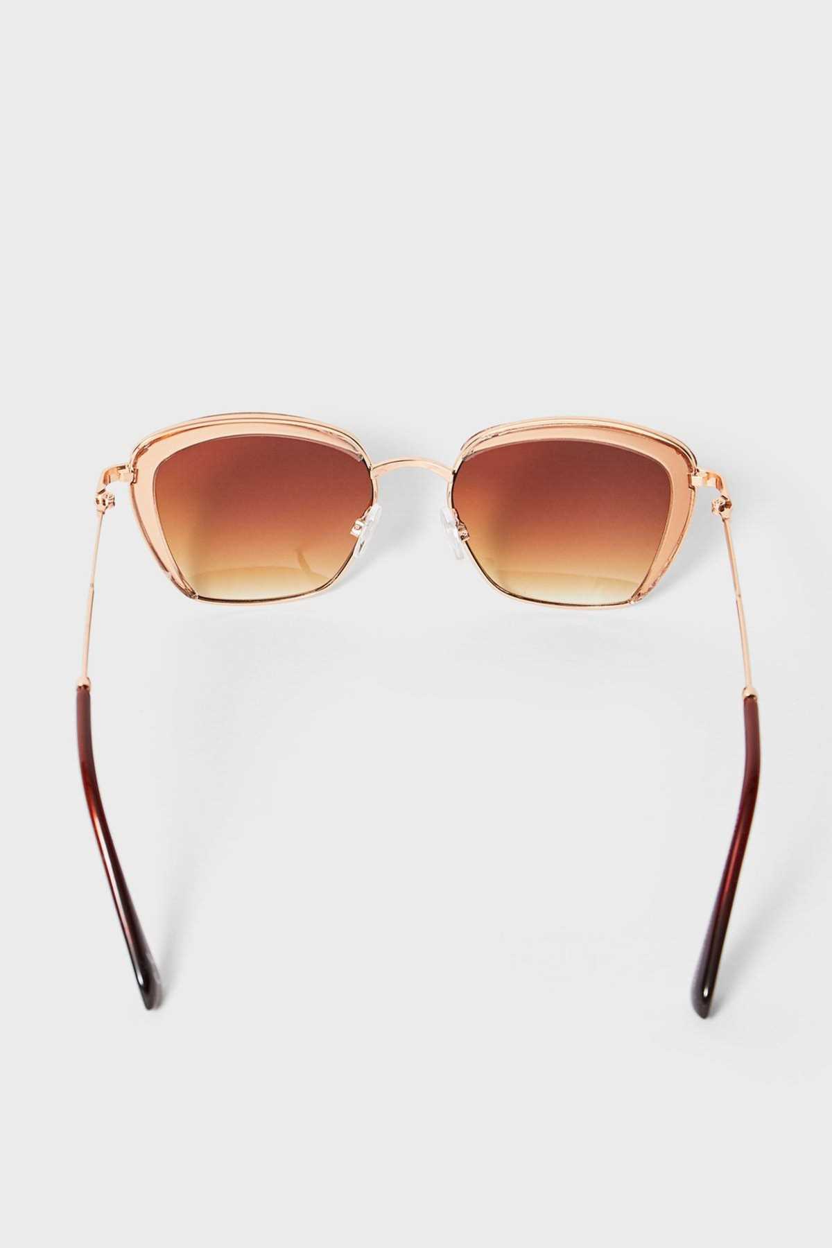 خرید عینک آفتابی 2020 زنانه برند Stradivarius رنگ صورتی ty42618805