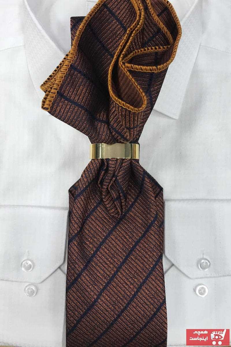 فروش کراوات  برند Quesste Accessory رنگ نارنجی کد ty43239105
