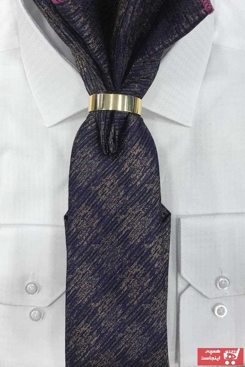 فروش کراوات جدید برند Quesste Accessory رنگ طلایی ty43240376