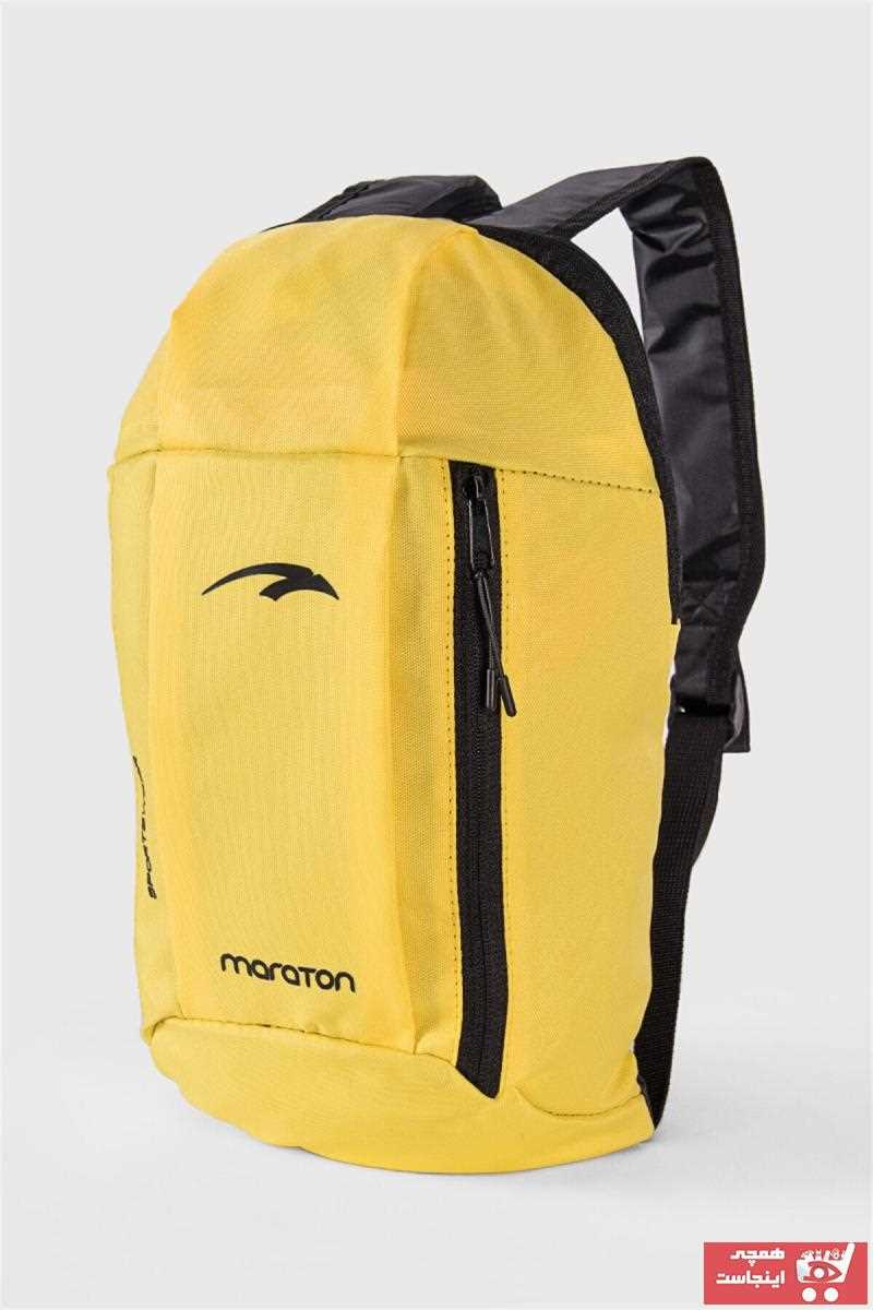 کیف ورزشی مردانه کوتاه برند MARATON رنگ زرد ty46757652