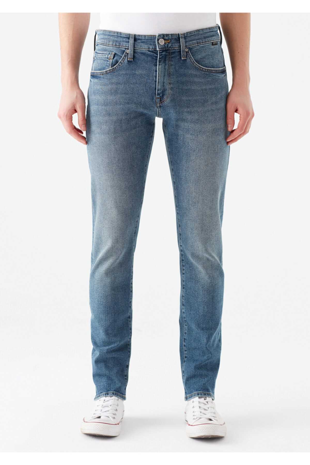 خرید اینترنتی شلوار جین بلند برند ماوی رنگ آبی کد ty47772282