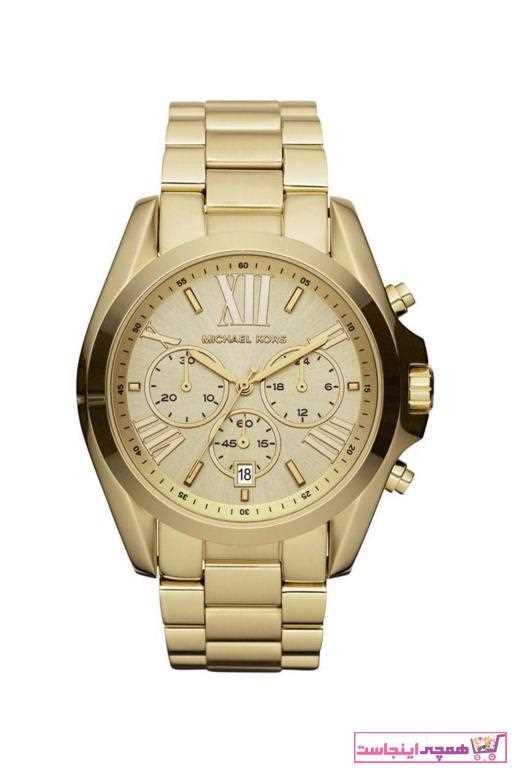 خرید مدل ساعت دخترانه شیک Michael Kors رنگ زرد ty5045831