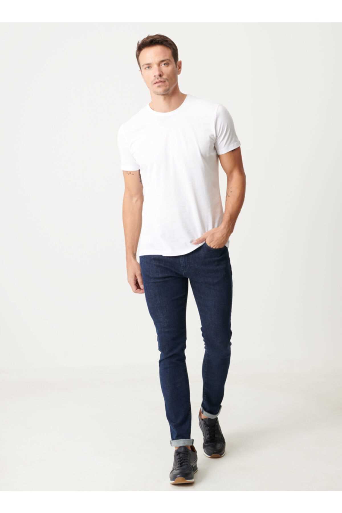 خرید شلوار جین مردانه ست برند ALTINYILDIZ CLASSICS رنگ لاجوردی کد ty50852584