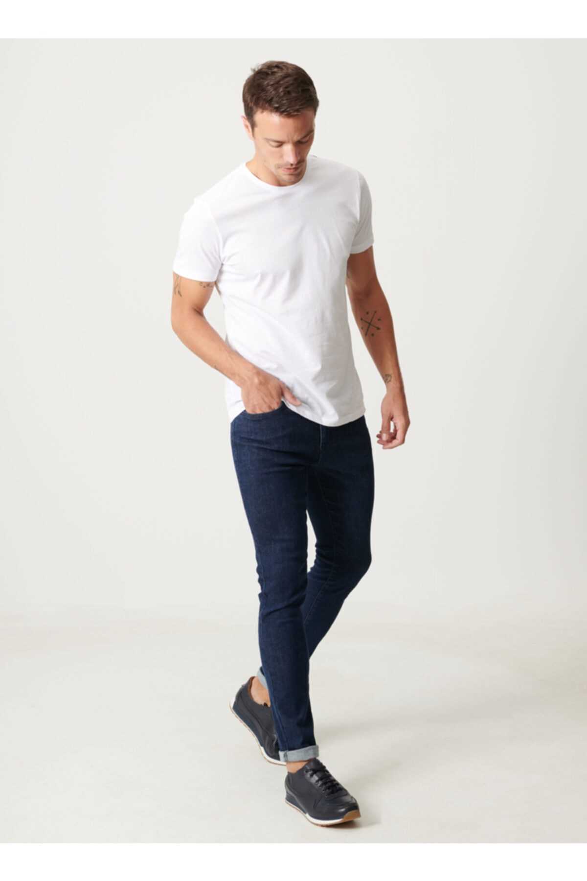 خرید شلوار جین مردانه ست برند ALTINYILDIZ CLASSICS رنگ لاجوردی کد ty50852584