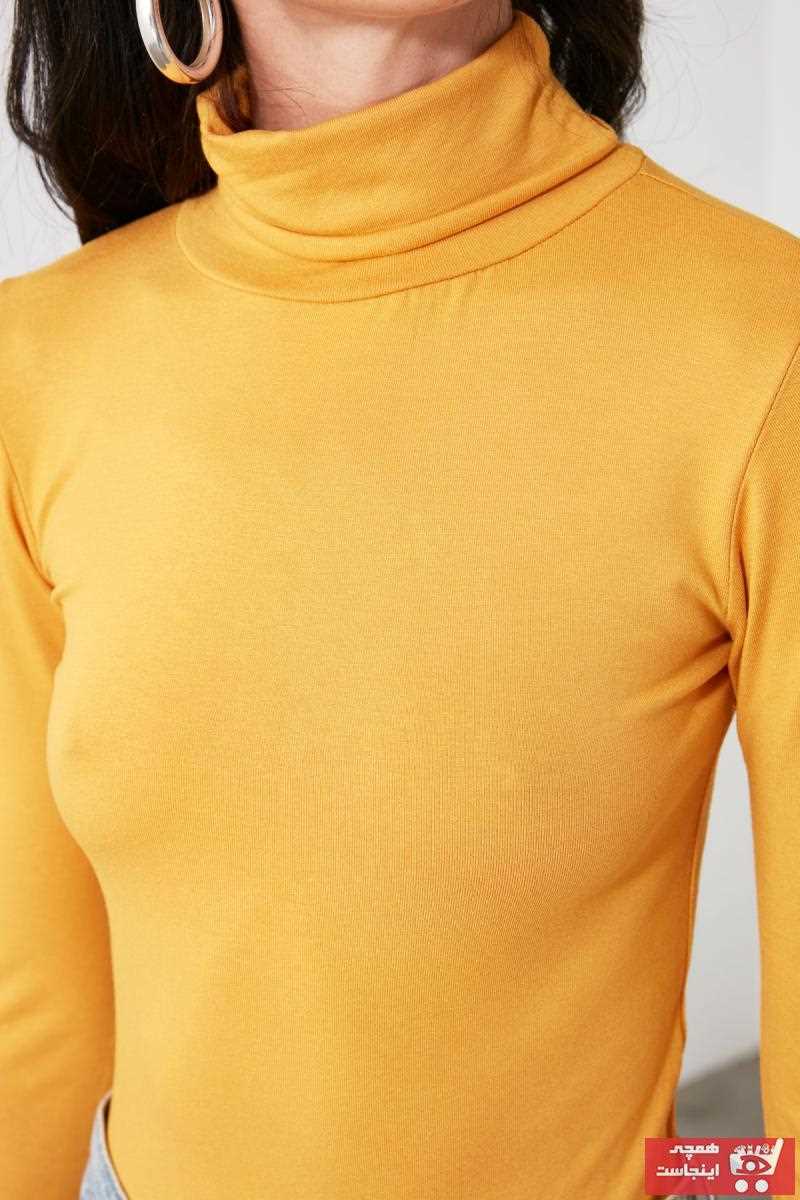 بلوز خاص زنانه برند ترندیول میلا رنگ زرد ty51791147