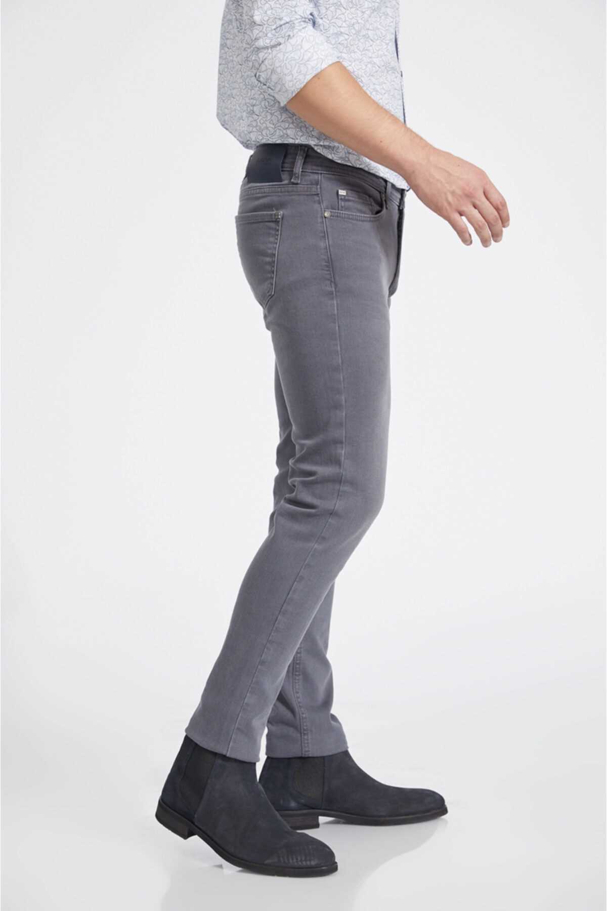 خرید پستی شلوار جین شیک برند آوا رنگ نقره ای کد ty52327759