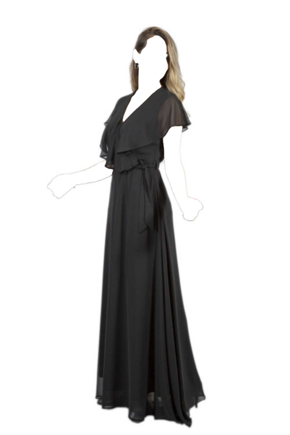 ژورنال لباس مجلسی زنانه برند Moda Çizgi رنگ مشکی کد ty52586147