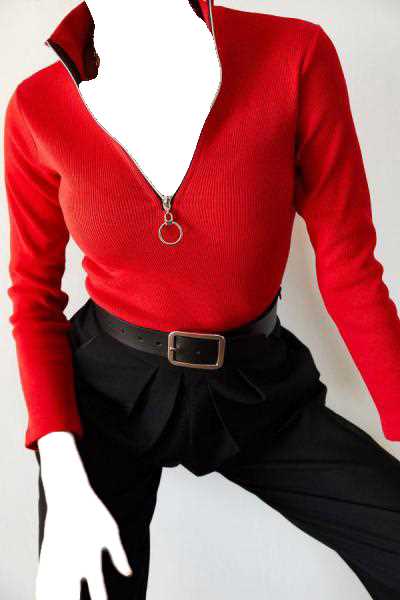فروش پستی ست سویشرت زنانه شیک XENA رنگ قرمز ty53034391