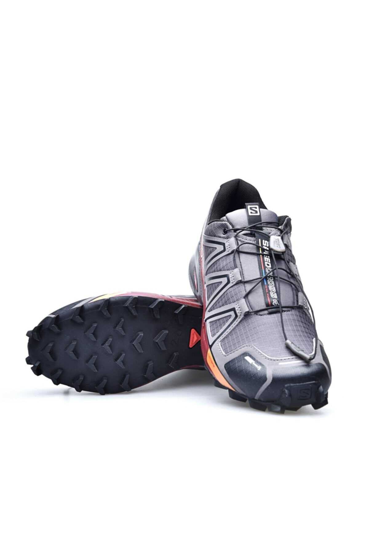 فروش پستی کفش کوهنوردی مردانه شیک جدید برند Salomon رنگ نقره ای کد ty54681990