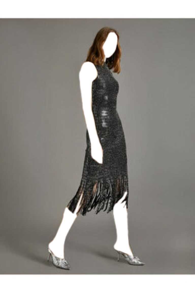 فروش لباس شب زنانه پاییزی برند کوتون رنگ مشکی کد ty33979705