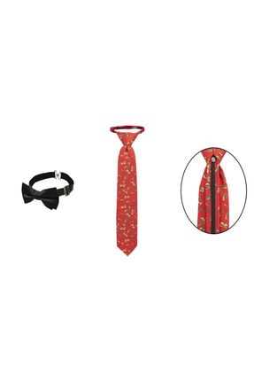 فروش کراوات بچه گانه پسرانه جدید برند ChatonDor رنگ قرمز ty78224957