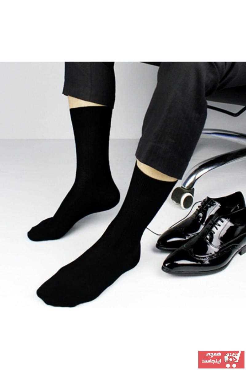 خرید ارزان جوراب مردانه پیاده روی برند İkonik Socks رنگ مشکی کد ty102828306
