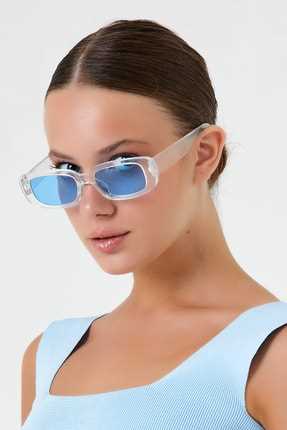 عینک آفتابی فانتزی اسپرت برند Nilu Moda آبی روشن ty121555989