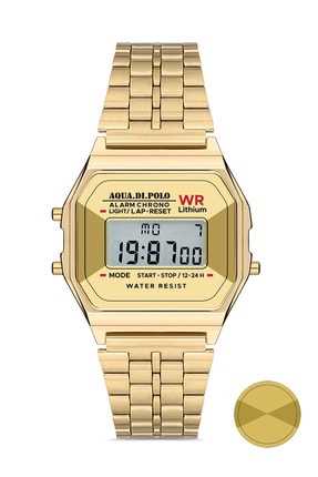 خرید ساعت مچی لمسی زنانه برند Aqua Di Polo 1987 رنگ طلایی ty140762427