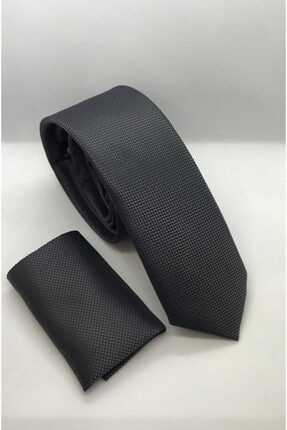 کراوات مردانه مدل جدید برند Gambocci رنگ دودی ty189526849