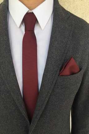 کراوات  برند Kravatistan رنگ زرشکی ty212098419