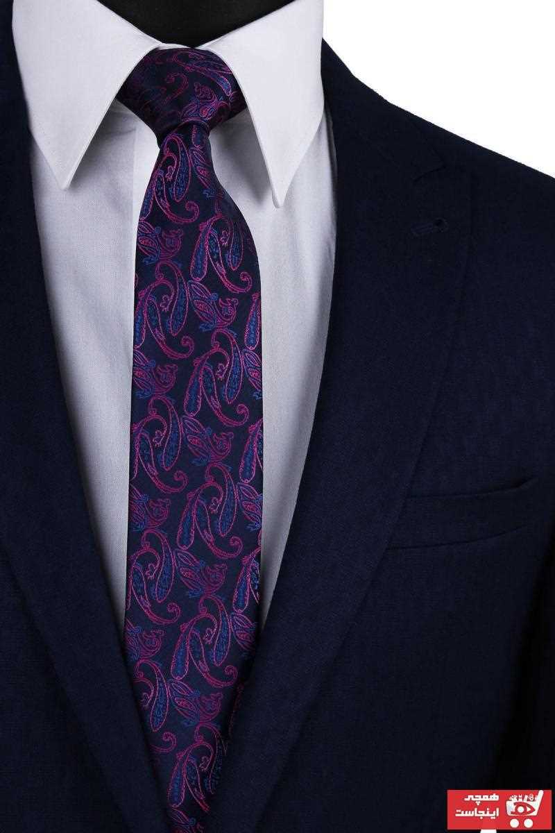 حرید اینترنتی کراوات مردانه ارزان برند Kravatkolik رنگ لاجوردی کد ty36365039