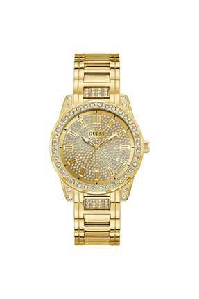سفارش ساعت زنانه اصل برند Guess رنگ طلایی ty182047981