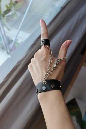خرید انلاین دستبند انگشتی ترک برند DENİZ TASARIM رنگ مشکی کد ty54854776