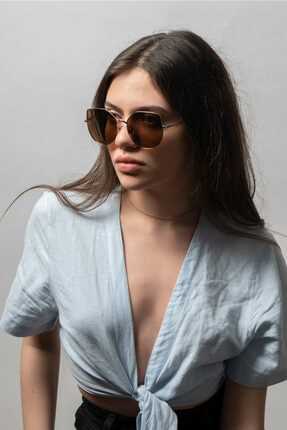 عینک آفتابی زنانه ترکیه برند Daniel Klein رنگ قهوه ای کد ty103363587