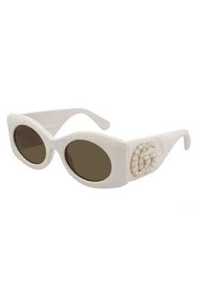 خرید نقدی عینک آفتابی زنانه برند گوچی رنگ سفید ty124445843