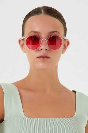خرید عینک آفتابی جدید شیک Nilu Moda رنگ صورتی ty130168479