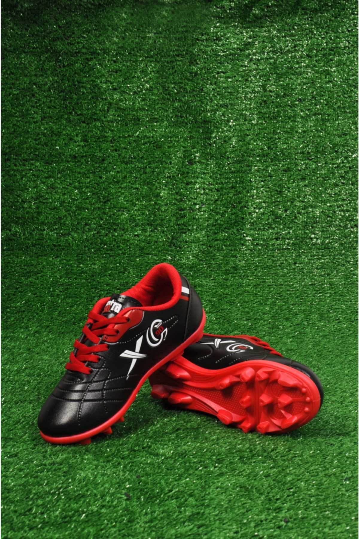 خرید کفش فوتبال دخترانه فانتزی شیک kabkabi رنگ قرمز ty255196816