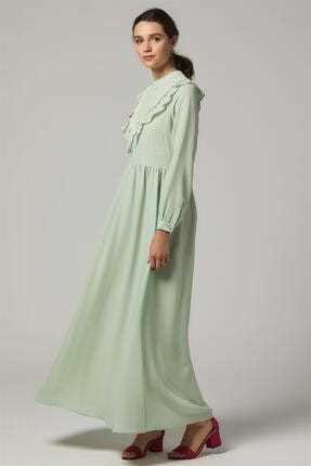 خرید انلاین پیراهن اسلامی زنانه ترک برند Kayra رنگ سبز کد ty46383653
