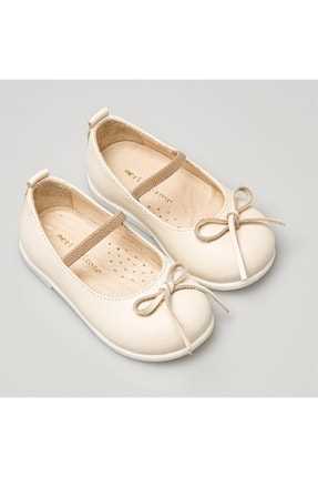 کفش تخت نوزاد دختر فانتزی برند Merli&Rose کرمی ty126873835