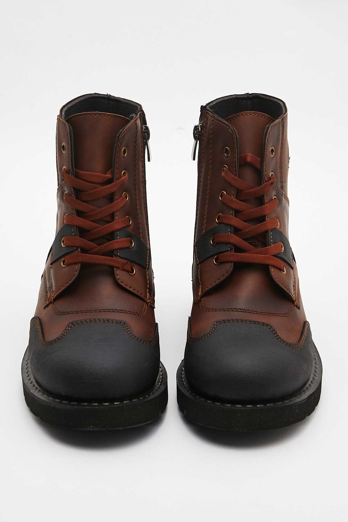 کفش بوت پاییزی مردانه برند تونی بلک رنگ قهوه ای کد ty141104334