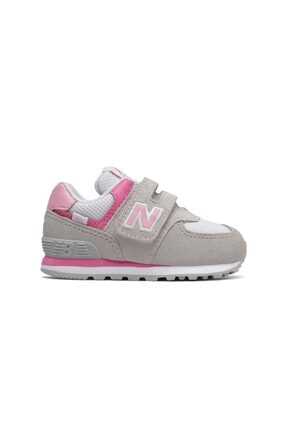 کفش اسپرت جدید نوزاد دخترانه شیک برند New Balance رنگ نقره ای ty153146240