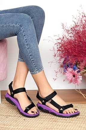 خرید کفش صندل زنانه از ترکیه برند Pembe Potin رنگ بنفش کد ty110078294