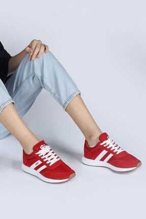 انواع کفش پیاده روی زنانه برند Jump رنگ قرمز کد رنگ سفید ty72460766