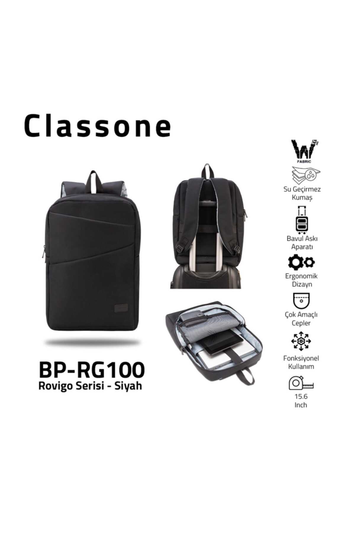 خرید پستی کیف لپ تاپ جدید برند Classone رنگ مشکی کد ty143594404