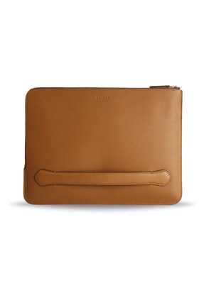 خرید انلاین کیف لپ تاپ چرم طبیعی برند Bustha رنگ قهوه ای کد ty39795406