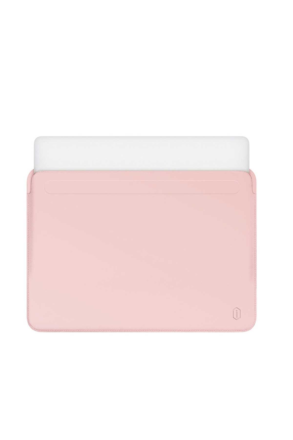 کیف لپ تاپ چرم طبیعی طرح جدید برند WIWU رنگ صورتی ty47811290